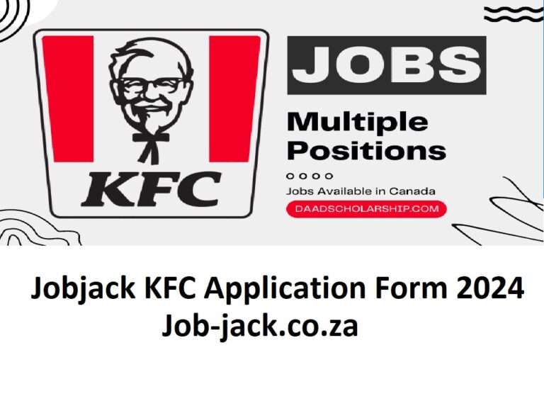 Jobjack KFC Application Form 2024