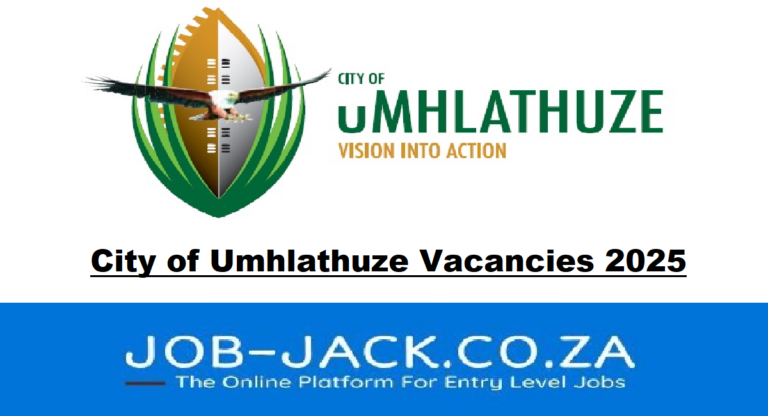 City of Umhlathuze Vacancies 2025