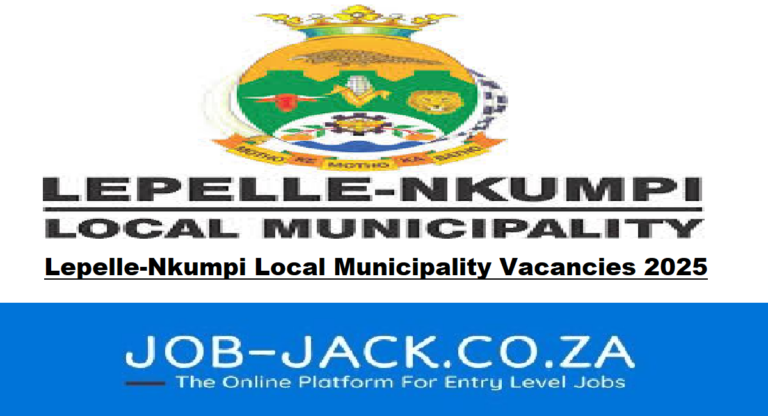 Lepelle-Nkumpi Local Municipality Vacancies 2025