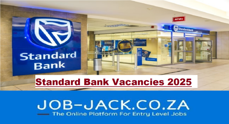 Standard Bank Vacancies 2025