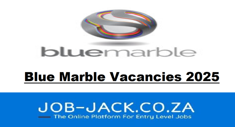 Blue Marble Vacancies 2025