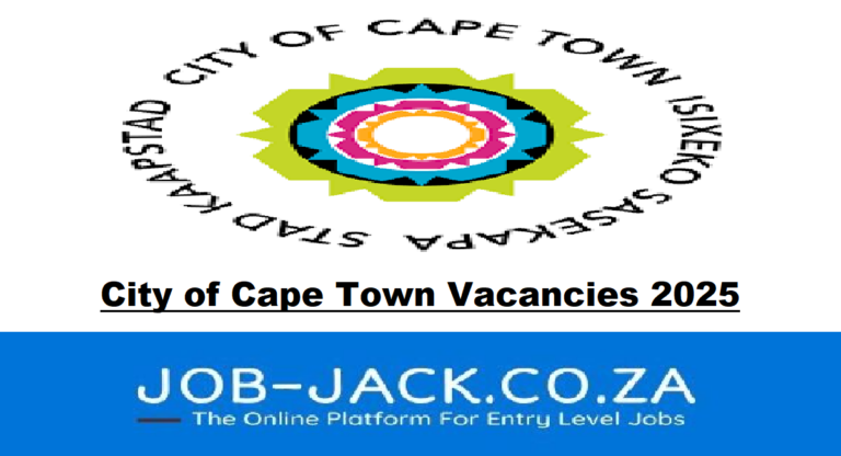 City of Cape Town Vacancies 2025