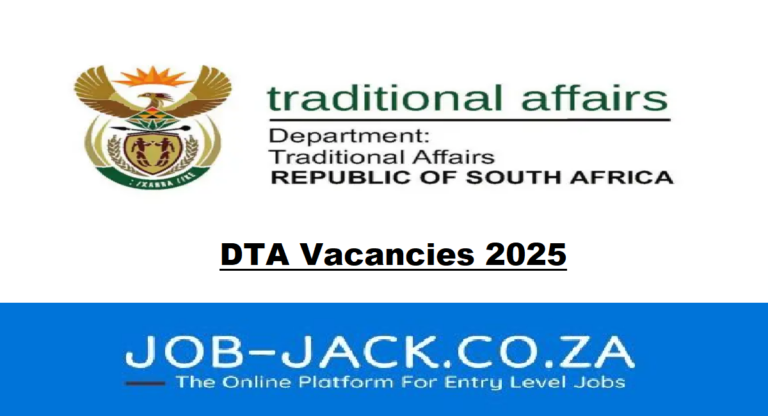 DTA Vacancies 2025