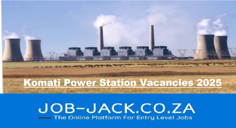 Komati Power Station Vacancies 2025