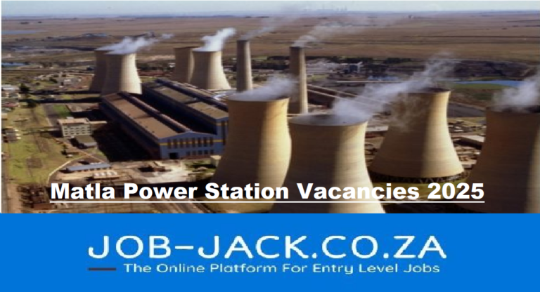 Matla Power Station Vacancies 2025