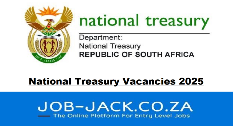 National Treasury Vacancies 2025