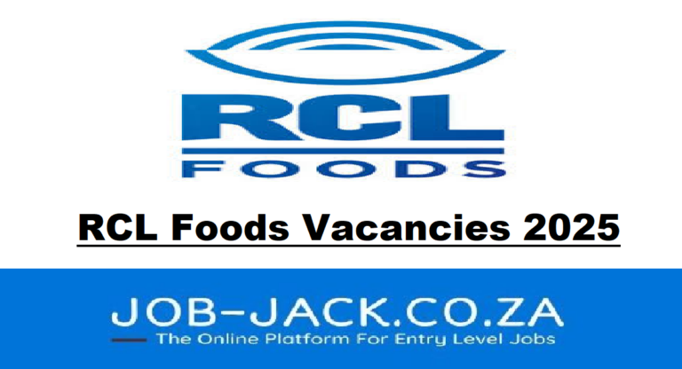 RCL Foods Vacancies 2025