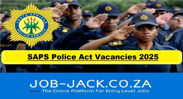 SAPS Police Act Vacancies 2025