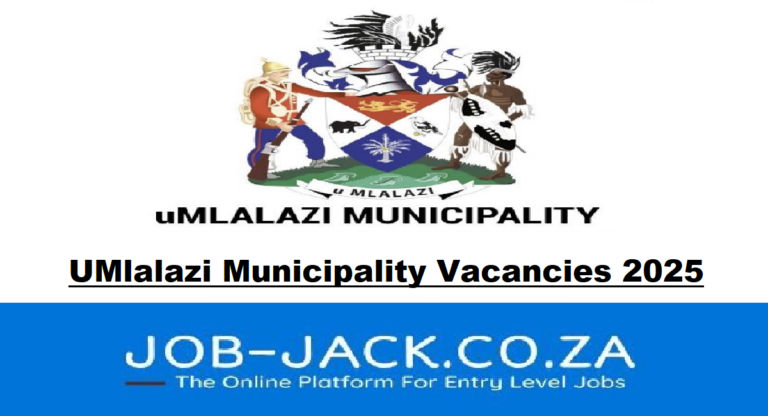 UMlalazi Municipality Vacancies 2025