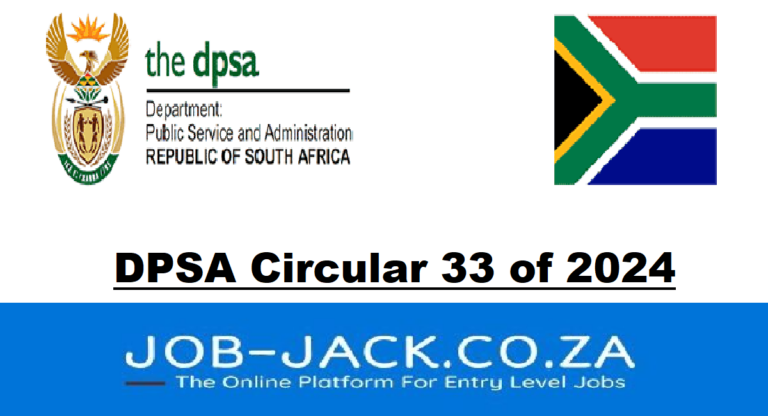 DPSA Circular 33 of 2024