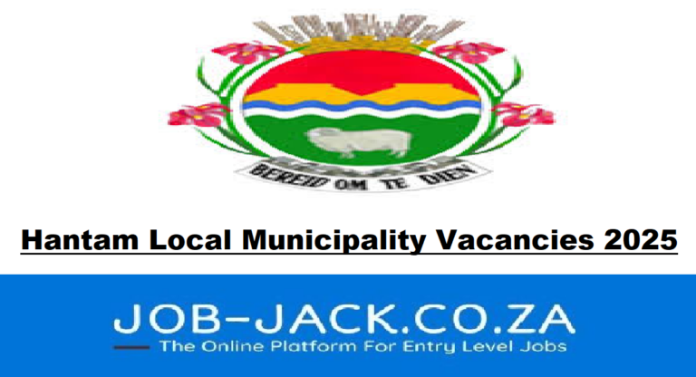 Hantam Local Municipality Vacancies 2025