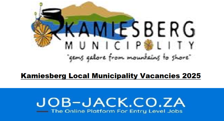 Kamiesberg Local Municipality Vacancies 2025