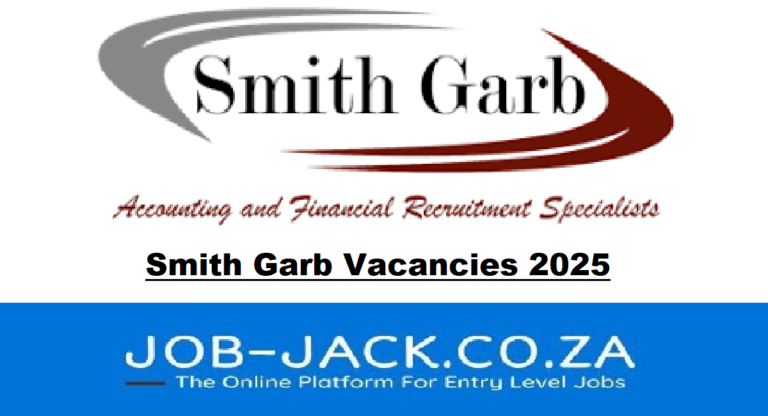 Smith Garb Vacancies 2025