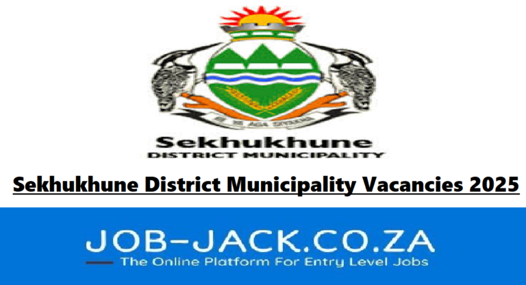 Sekhukhune District Municipality Vacancies 2025