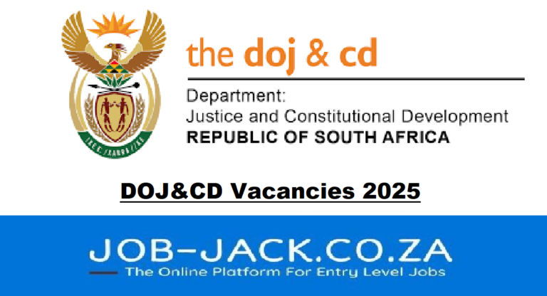 DOJ&CD Vacancies 2025